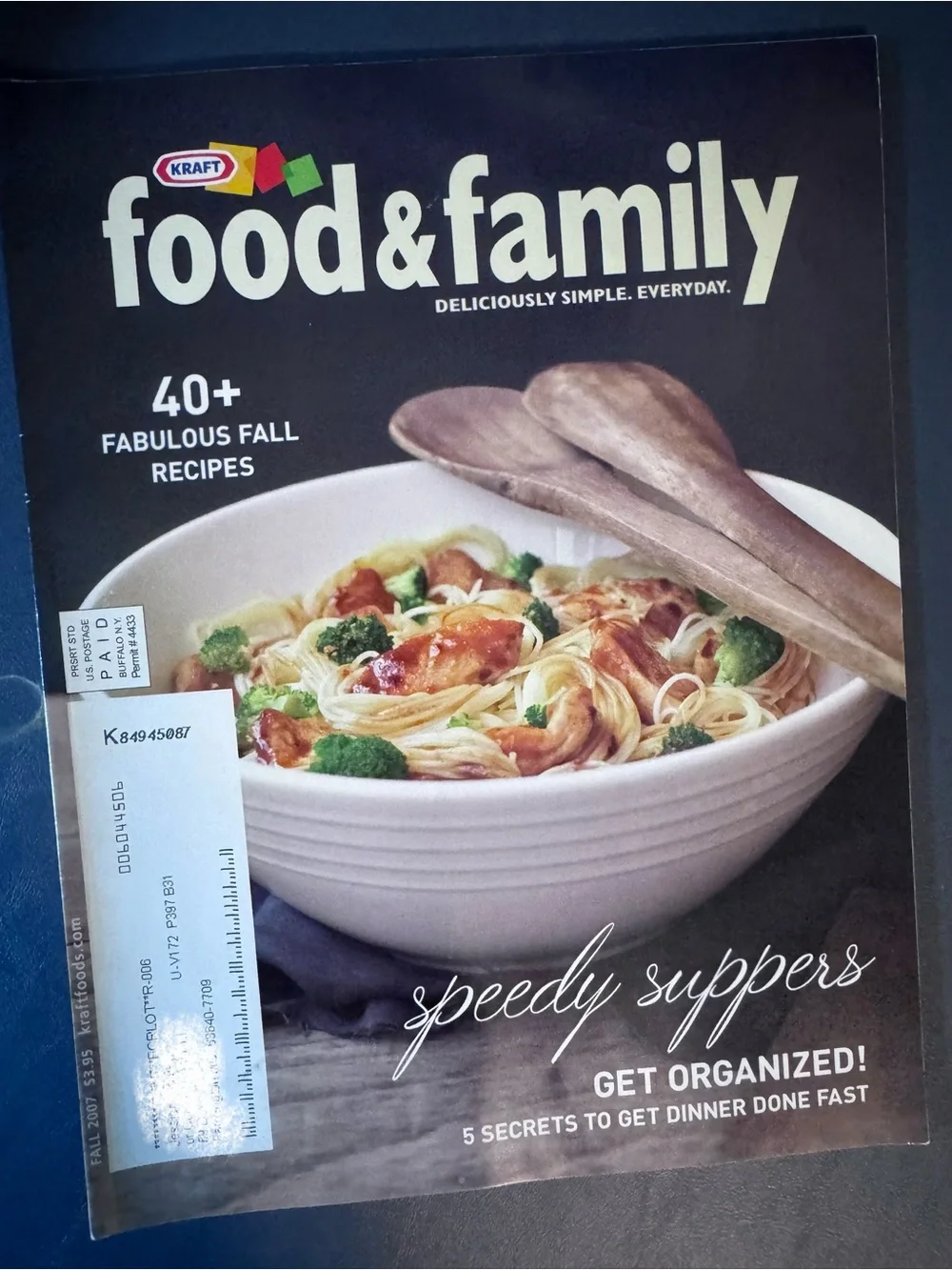 Kraft Food & Family Magazine Lot of 5 Recipe Cookbooks 2007-2008 Collection